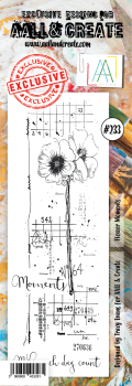 AALL and Create Flower Moments Stamps - Stempel Border 