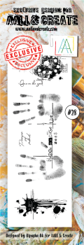 AALL and Create Handprints Stamps - Stempel Border 