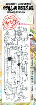 AALL and Create Industrial Scripts Stamps - Stempel Border 
