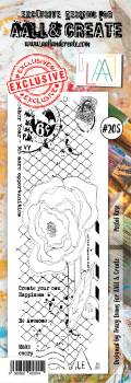 AALL and Create Postal Rose Stamps - Stempel Border 