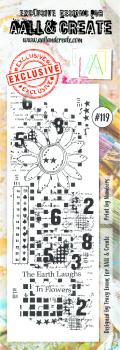 AALL and Create Print By Numbers Stamps - Stempel Border 