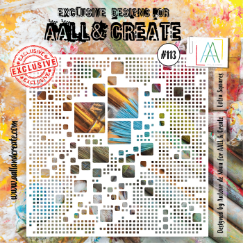 AALL and Create  Lotza Squares  Stencil - Schablone 6x6
