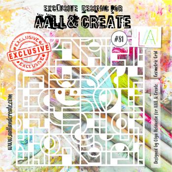 AALL and Create Geometric Grid Stencil - Schablone 6x6