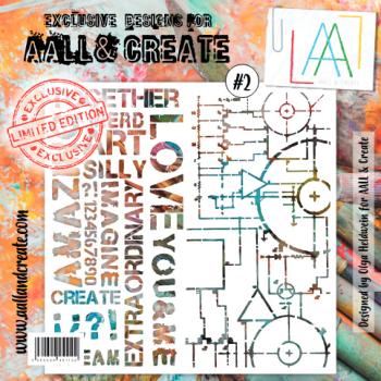 AALL and Create Circuit Stencil - Schablone 6x6