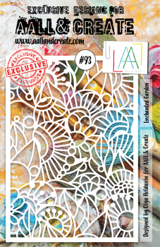AALL and Create Enchanted Garden Stencil - Schablone A5