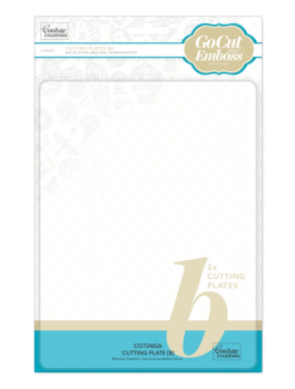 Couture Creations GoCut and Emboss B Plate (2pcs) - Stanzplatte