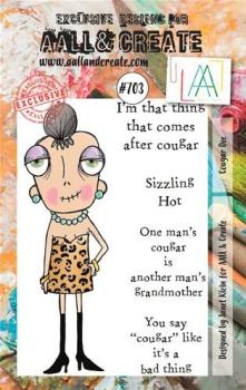 AALL and Create Cougar Dee Stamps - Stempel A7