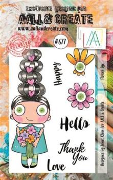 AALL and Create Flower Eye Stamps - Stempel A7