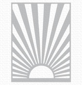 My Favorite Things "Sunny Rays Stencil (ST-170)" Stencil 6x6"