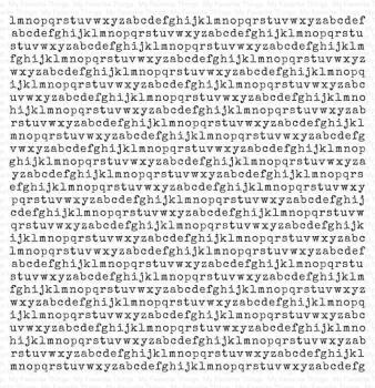 My Favorite Things "Typewriter Text" 6x6" Background Cling Stamp