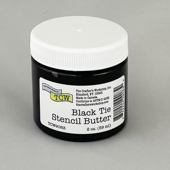 The Crafters Workshop Black Tie Stencil Butter - Modellierpaste