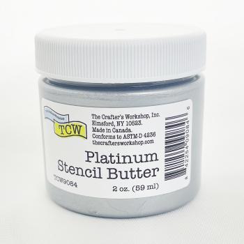 The Crafters Workshop Platinum Stencil Butter - Modellierpaste