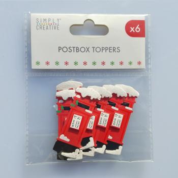 Simpy Crative Postbox Card Toppers  - Holzteile