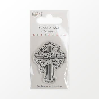 Simply Creative  Cross  Clear Stamp 