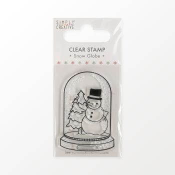 Simply Creative  Snow Globe  Clear Stamp 