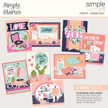 Simple Stories Simple Cards Kit Sending Hugs! Simple Cards Kit - Bits & Pieces