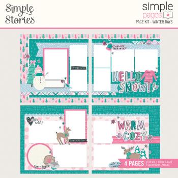 Simple Stories Simple Pages Kit Winter Days Simple Pages Kit - Bits & Pieces