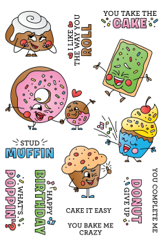 LDRS-Creative Pastry Pals  Clear Stamps
