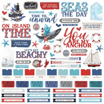 Simple Stories - Vintage Seas  - Cardstock Sticker 