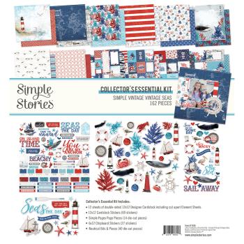 Simple Stories - Vintage Seas  - Collectors Essential Kit 
