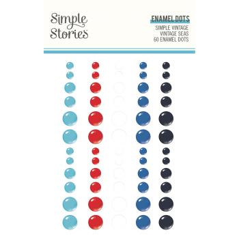 Simple Stories  Vintage Seas  Enamel Dots