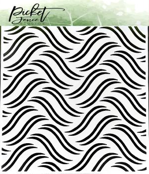 Picket Fence Studios "Moving Air " Stencil - Schablone
