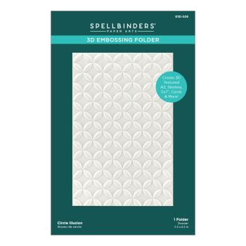 Spellbinders Embossingfolder "Circle Illusion 3D" - Prägefolder
