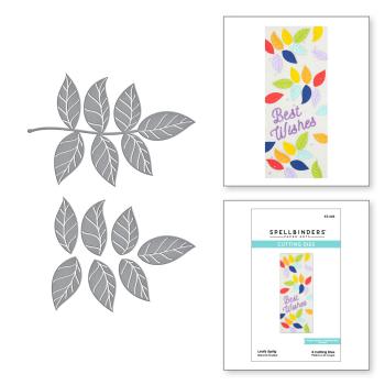Spellbinders Dies "Leafy Sprig Etched" Stanzschablonen