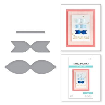 Spellbinders Dies "Mini Bow Etched" Stanzschablonen