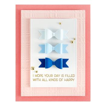 Spellbinders Dies "Mini Bow Etched" Stanzschablonen