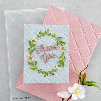 Spellbinders Embossingfolder "Tufted 3D" - Prägefolder