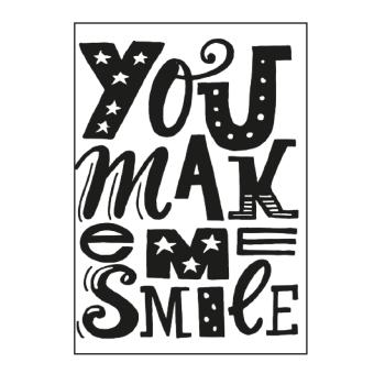 Paperfuel - you make me smile - Prägefolder 