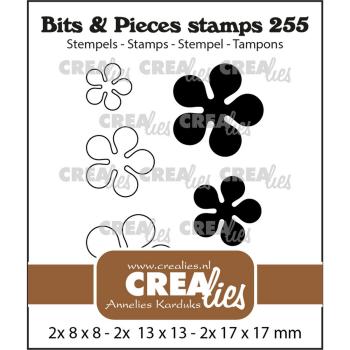 Crealies - Bits - Pieces Stamps Flowers 27 