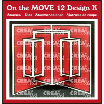 Crealies - On The Move Dies Design K Pop Up Card 