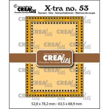 Crealies - Xtra Stanzschablone Atc Cross Stitch 