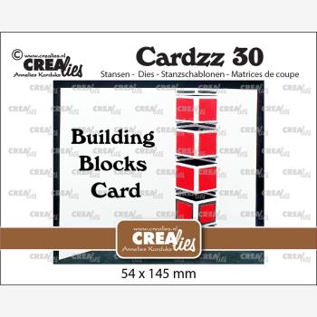 Crealies - Cardzz Stanzschablone Building Block Card 
