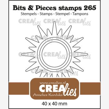 Crealies - Bits - Pieces Stempel Sun 