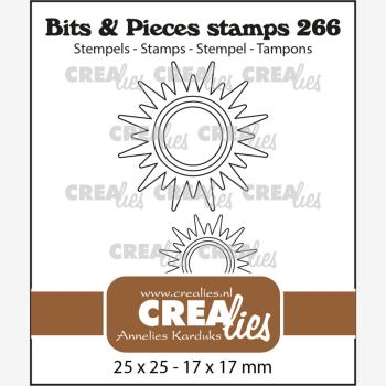 Crealies - Bits - Pieces Stempel Sun  
