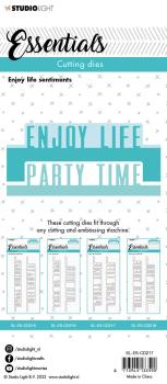 Studio Light Die Cut - Stanze - Enjoy Life Sentiments 