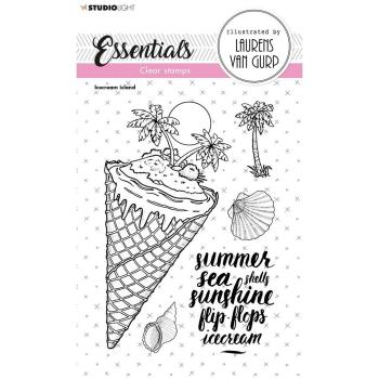 Studio Light - Clear Stamps "Essentials Clear Stamp Icecream Island"