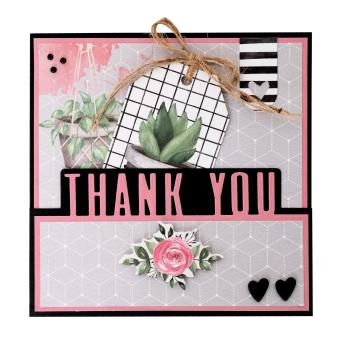 Studio Light Die Cut - Stanze - Thank You Sentiments 