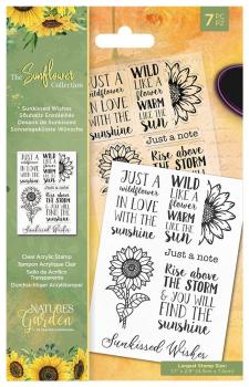Crafters Companion - Sunkissed Wis - Clear Stamps