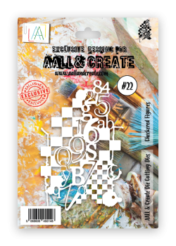 AALL and Create Checkered Figures Stamps - Stanze A6