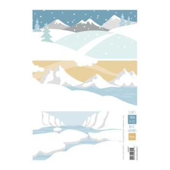 Marianne Design - Elines Hintergründe Schnee - Eis