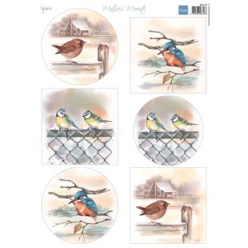 Marianne Design - MattieÂ´s most beautiful Birds in winter