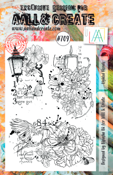 AALL and Create Lighted Florals Stamps - Stempel A5