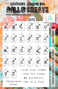 AALL and Create Tagged Alphabet Stamps - Stempel A5