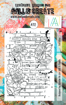 AALL and Create Feel Alive Stamps - Stempel A7