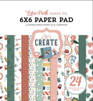 Echo Park "Let's Create" 6x6" Paper Pad