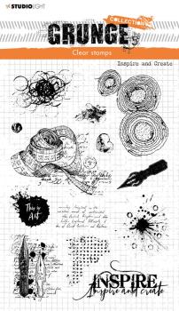 Studio Light - Clear Stamp Grunge collection Inspire and Create Grunge Stamps   - Stempel
